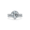 Tiffany Soleste Round Brilliant Engagement Ring in Platinum  image number 7