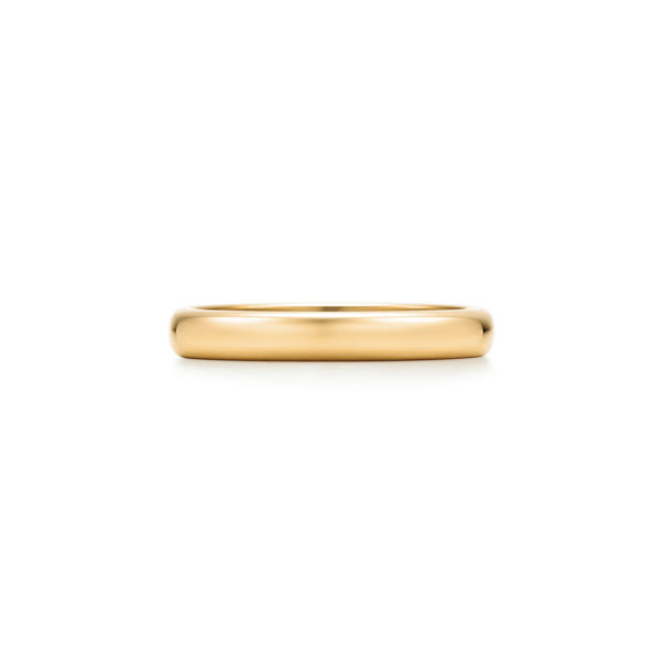 Tiffany Forever:Ehering in Gelbgold, 3 mm breit