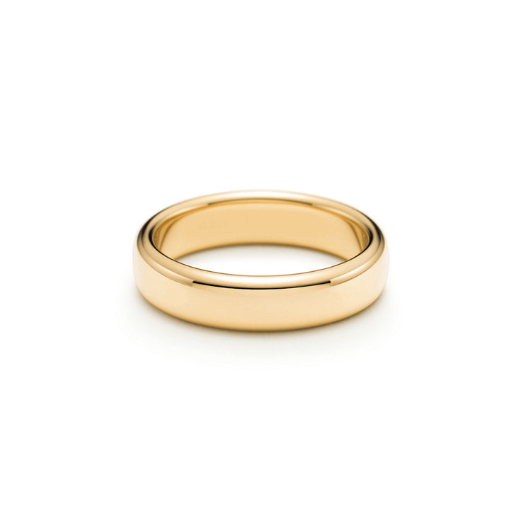 Tiffany Forever:Ehering in Gelbgold, 4,5 mm breit Bildnummer 6