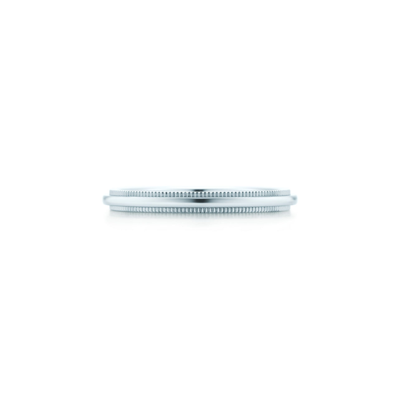 Alliance Millegrains en platine 950 millièmes. Largeur 