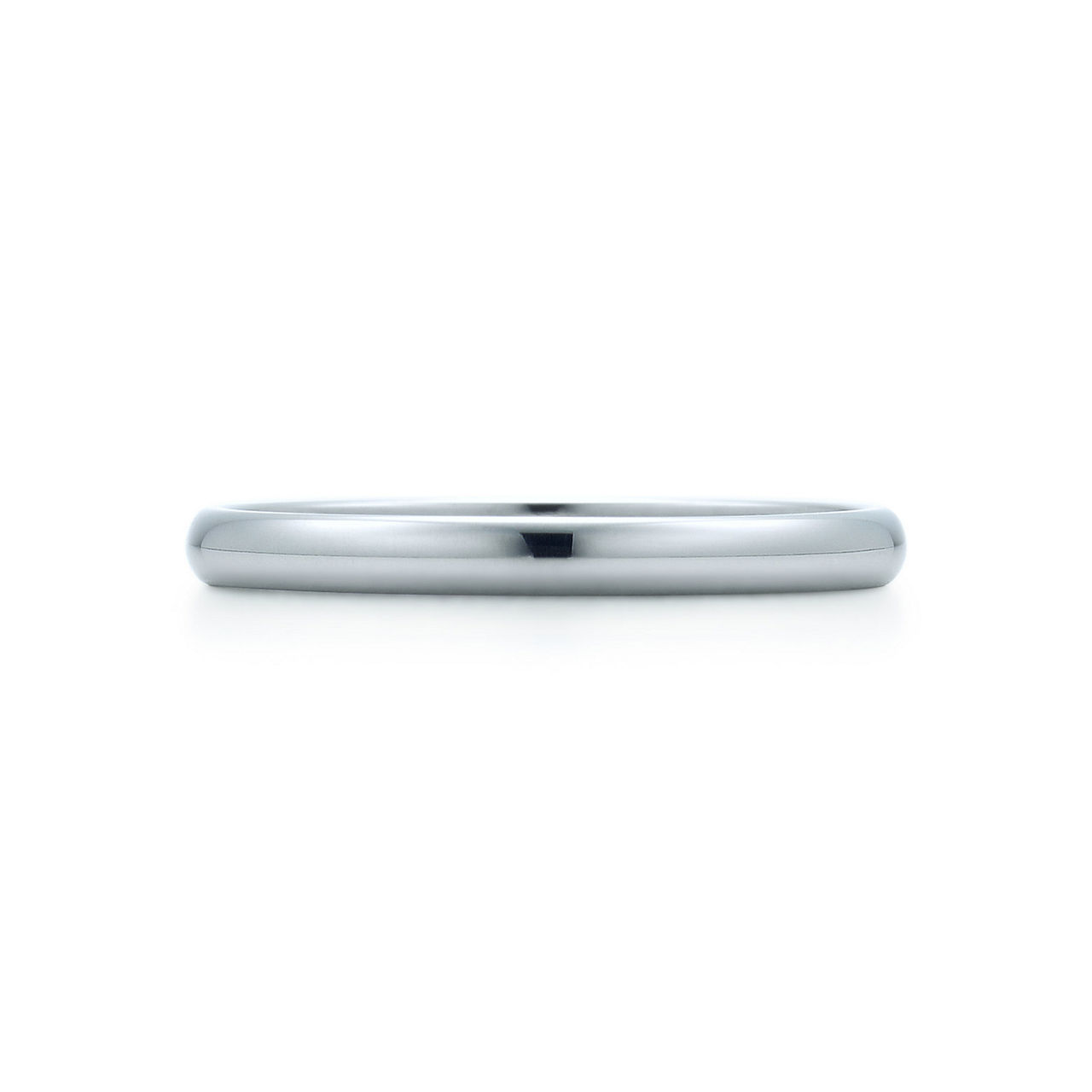 Tiffany Forever:Wedding Band Ring in Platinum, 2 mm Wide image number 0