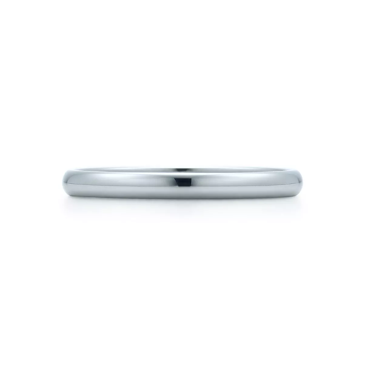 Wedding Band Ring in Platinum, 2 mm Wide