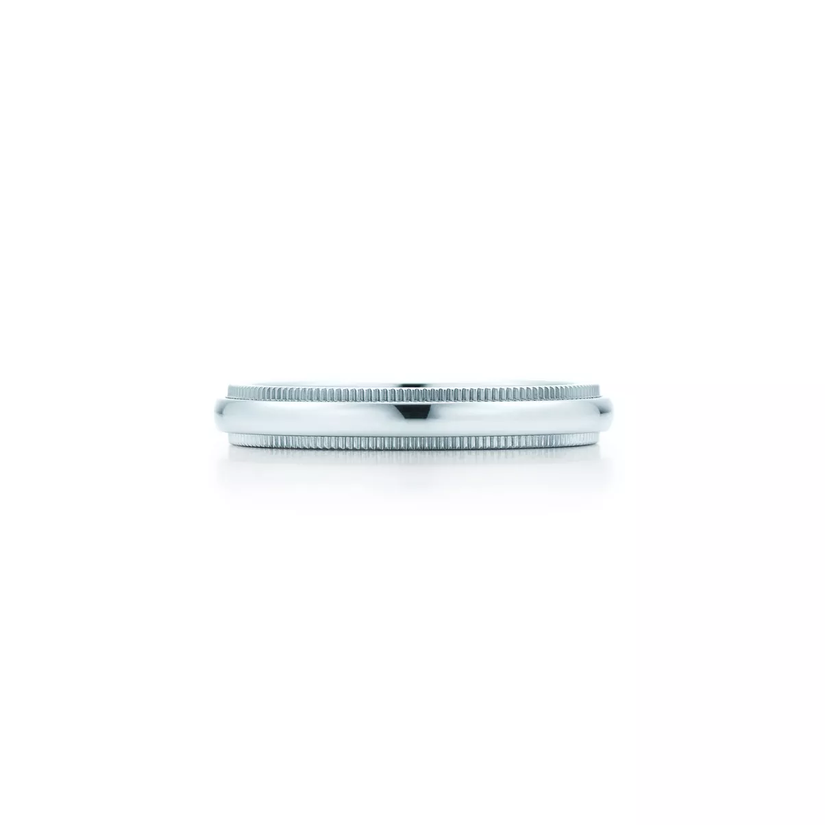 Milgrain Band Ring in Platinum, 3 mm Wide