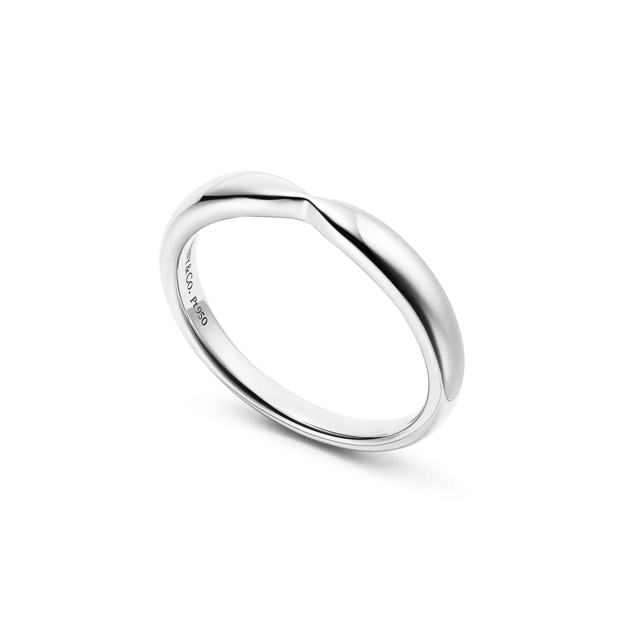 Tiffany Harmony®:Wedding Band in Platinum, 3 mm image number 3