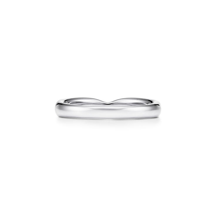 Tiffany Harmony®:Wedding Band in Platinum, 3 mm image number 4