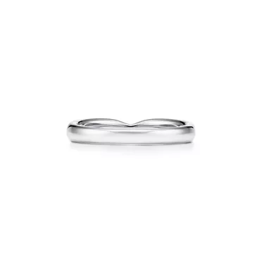 Tiffany Harmony&reg;:Wedding Band in Platinum, 3 mm, 3