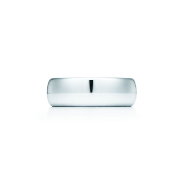 Tiffany Forever:Wedding Band Ring in Platinum, 6 mm Wide