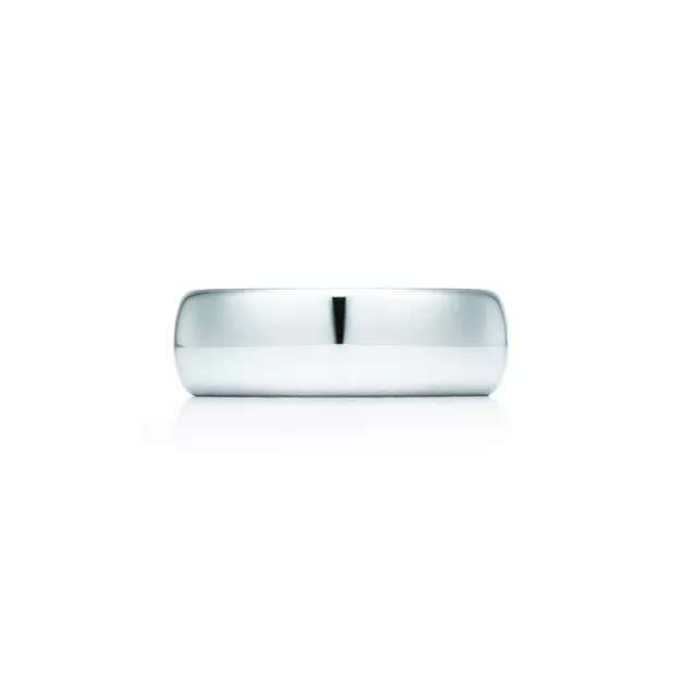 Tiffany Forever:Wedding Band Ring in Platinum, 6 mm Wide image number 0