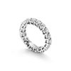 Collezione Tiffany Forever:Fedina in platino con giro completo di diamanti, 3,7&nbsp;mm numero immagine 4