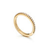 Tiffany Soleste&reg;:Half Eternity Ring in Yellow Gold with Diamonds image number 3