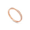 Tiffany Harmony&reg;:Band Ring in Rose Gold with Diamonds, 1.8 mm image number 3