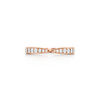 Tiffany Harmony&reg;:Band Ring in Rose Gold with Diamonds, 1.8 mm image number 0