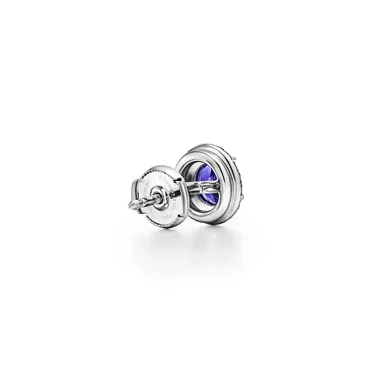 Tiffany Soleste:Earrings in Platinum with Tanzanites and Diamonds, 3
