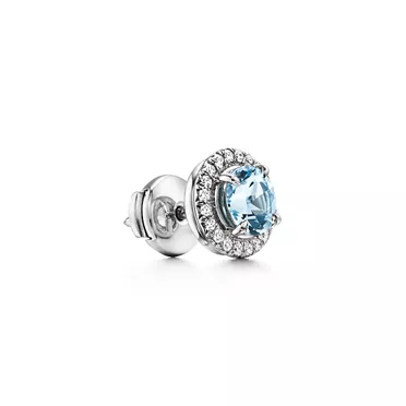 Tiffany Soleste®:Earrings in Platinum with Aquamarines and Diamonds, 2