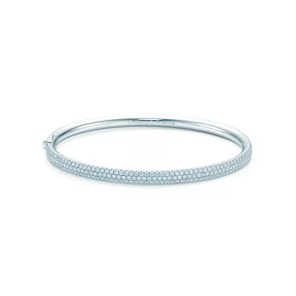 Three-row Hinged Bangle 