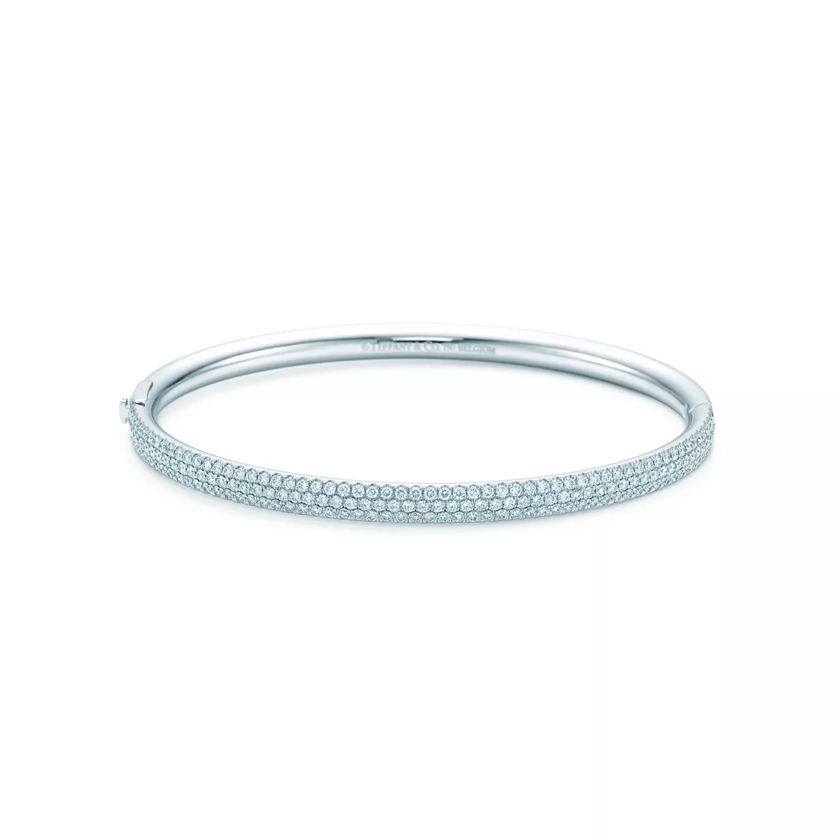 Three-row Hinged Bangle
