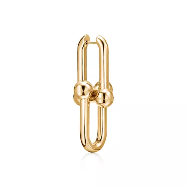 Tiffany HardWear:Boucles d’oreilles à maillons taille Extra-large en or jaune 18 carats, 2