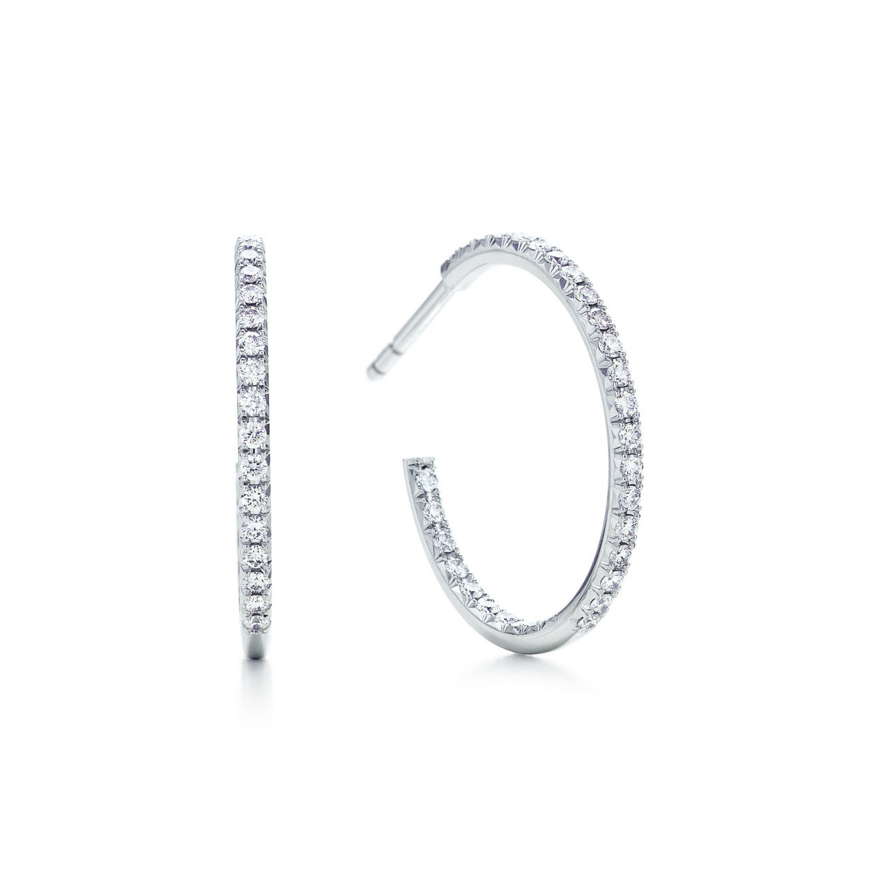 Tiffany Metro:Hoop Earrings  image number 0