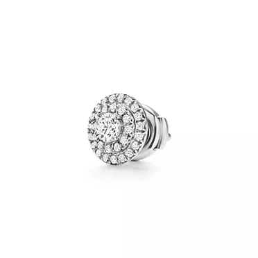 Tiffany Soleste®:Earrings in Platinum with Diamonds, 2