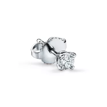 Tiffany Solitaire: Diamond Earrings, 2