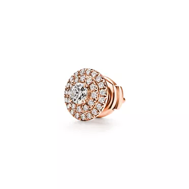 Tiffany Soleste:Earrings in Rose Gold with Diamonds, 2