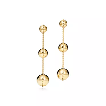 Tiffany HardWear:Triple Drop Earrings in Yellow Gold, 2