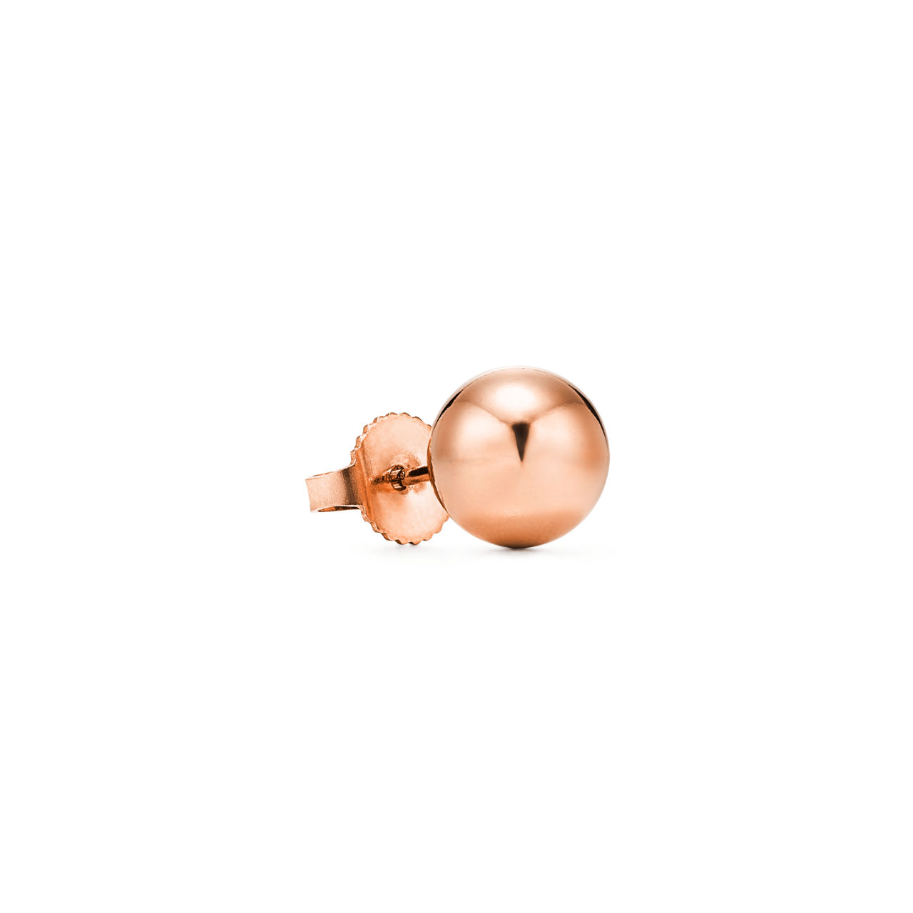 Tiffany HardWear:Kugelohrringe in Roségold, 8 mm Bildnummer 2