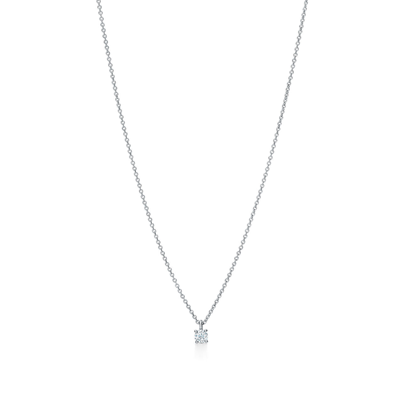 Diamantanhänger in Platin