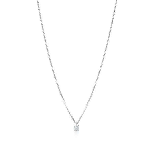 Diamantanhänger in Platin