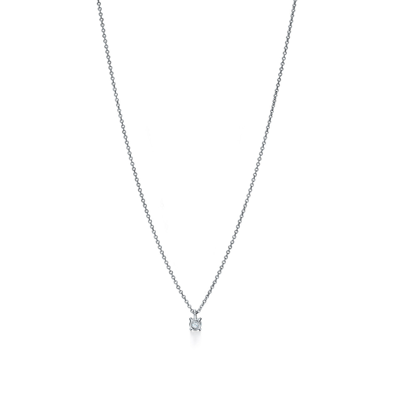 Tiffany Solitaire:Diamond Pendant image number 2