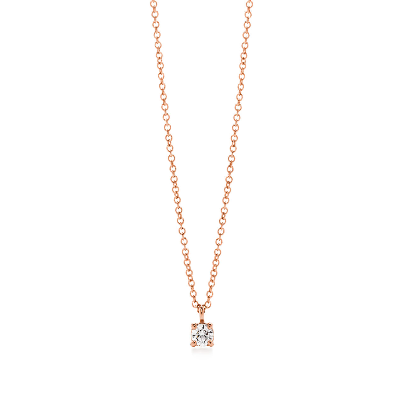  Tiffany Solitaire:Colgante de solitario de diamante imagen número 0