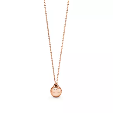 티파니 하드웨어:볼 펜던트, 로즈 골드, 12.8mm, 2