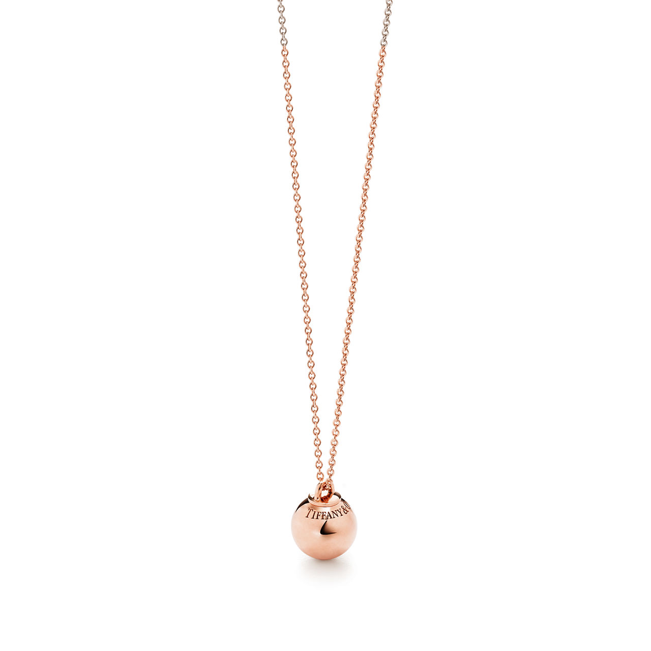 Tiffany HardWear:Ball Pendant in Rose Gold, 12.75 mm image number 0