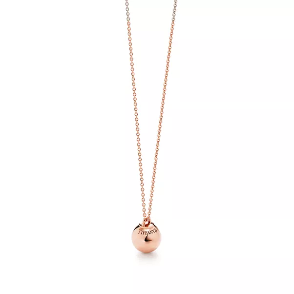 Ball Pendant in Rose Gold, 12.75 mm