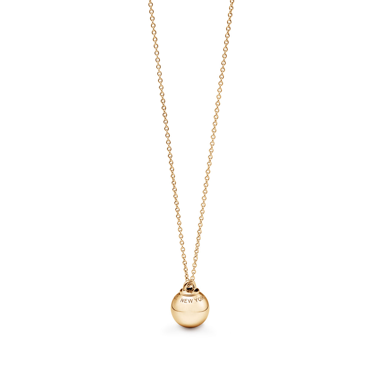 Tiffany HardWear:Ball Pendant in Yellow Gold, 12.75 mm image number 2