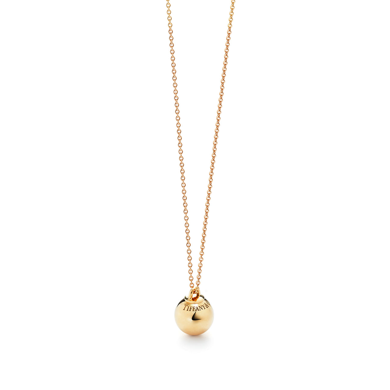 Tiffany HardWear:Ball Pendant in Yellow Gold, 12.75 mm image number 0