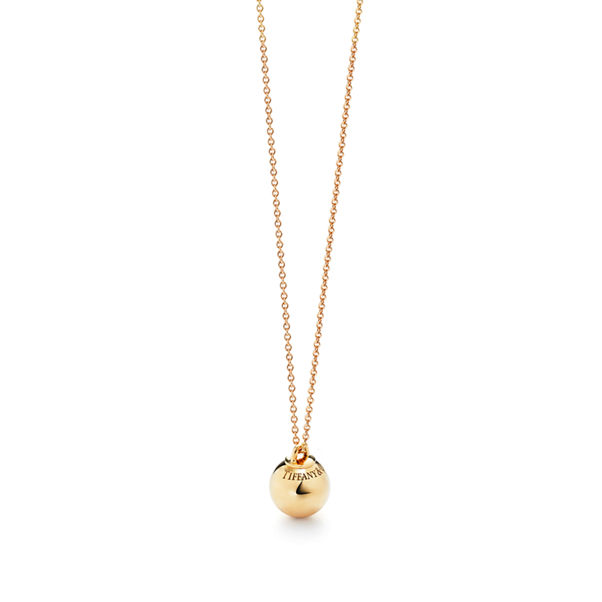 Tiffany HardWear:Ball Pendant in Yellow Gold, 12.75 mm