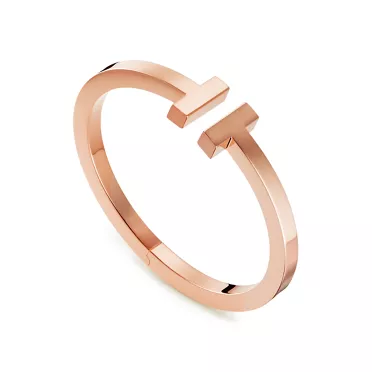 Tiffany T:Square Bracelet in Rose Gold, 3