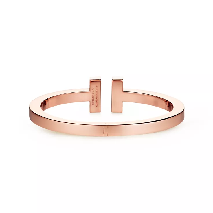 Tiffany T:Square Bracelet in Rose Gold, 4