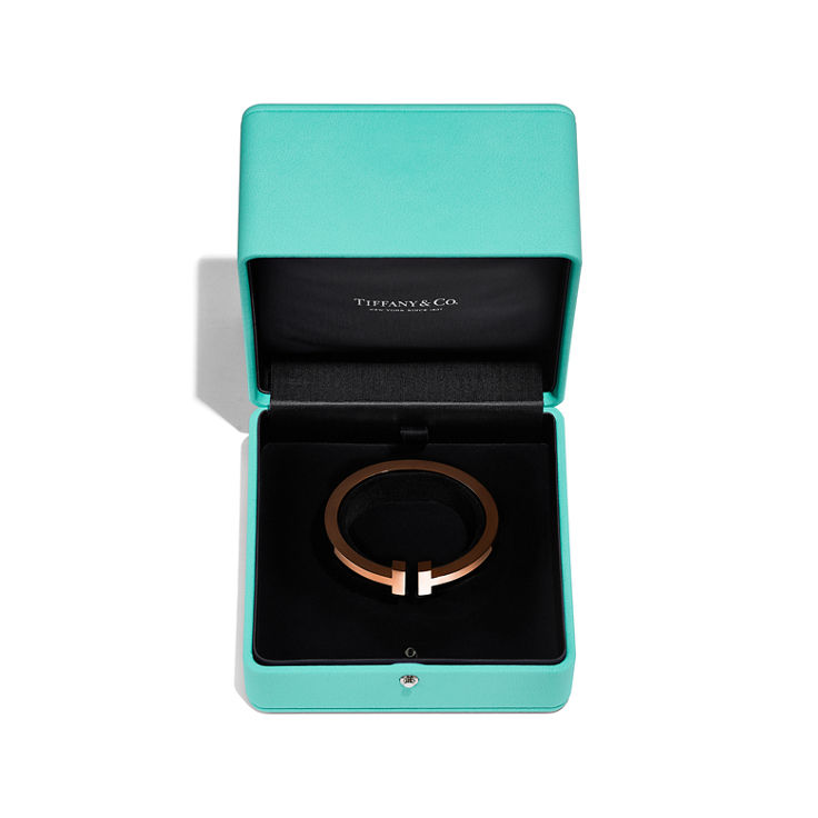 Tiffany T:Square Bracelet in Rose Gold image number 5