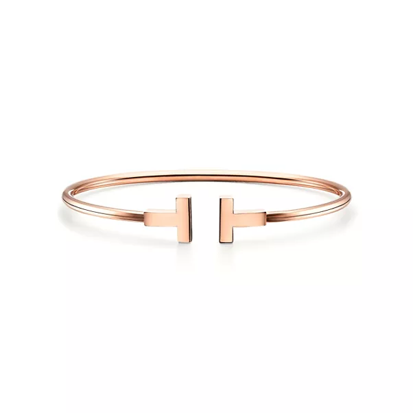 Wire Armreif in Roségold