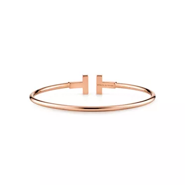Tiffany T:Wire Bracelet in Rose Gold, 3