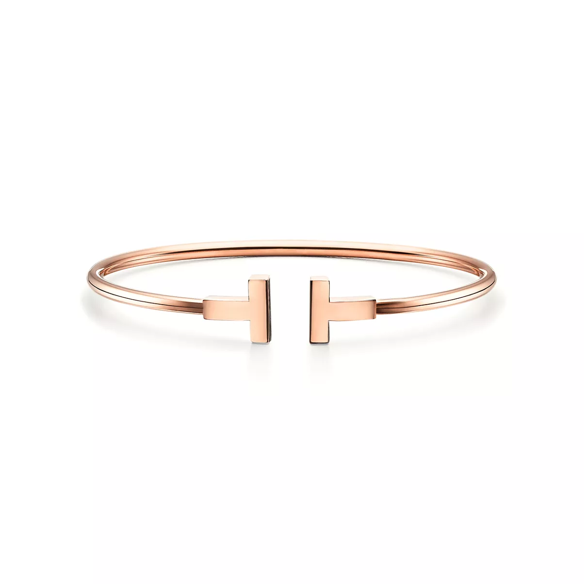 Wire Bracelet in Rose Gold