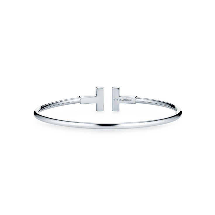 Collezione T by Tiffany:Bracciale Wire con diamanti in oro bianco numero immagine 5