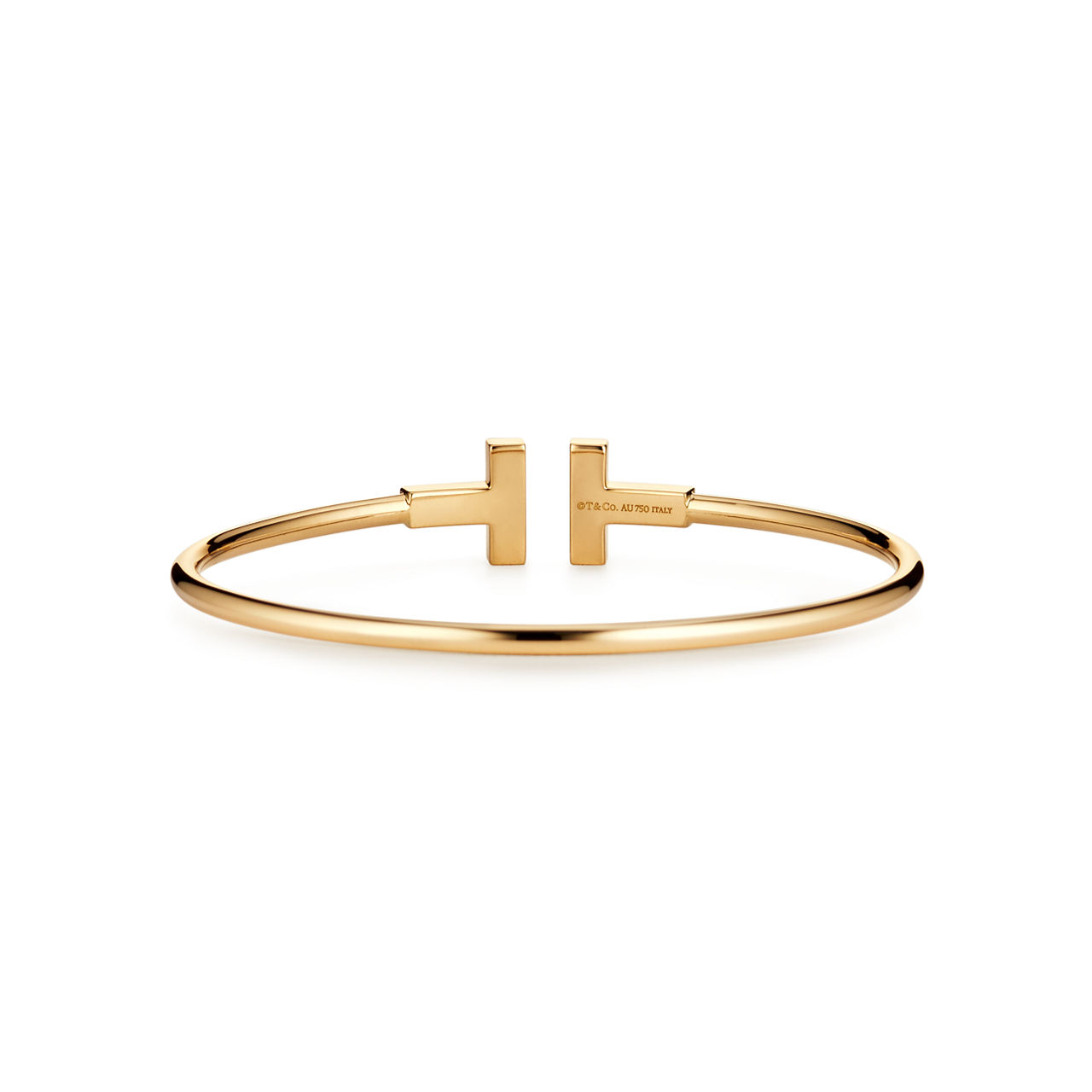Collezione T by Tiffany:Bracciale Wire con diamanti in oro giallo numero immagine 3