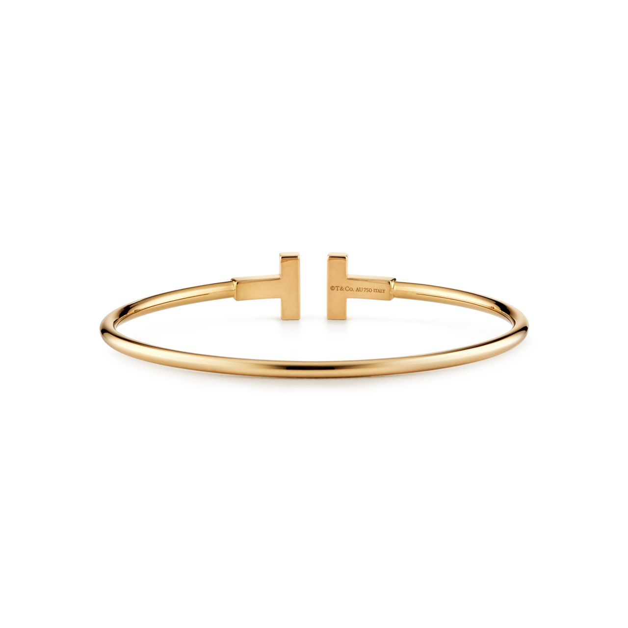 Tiffany T:Wire Bracelet in Yellow Gold image number 3