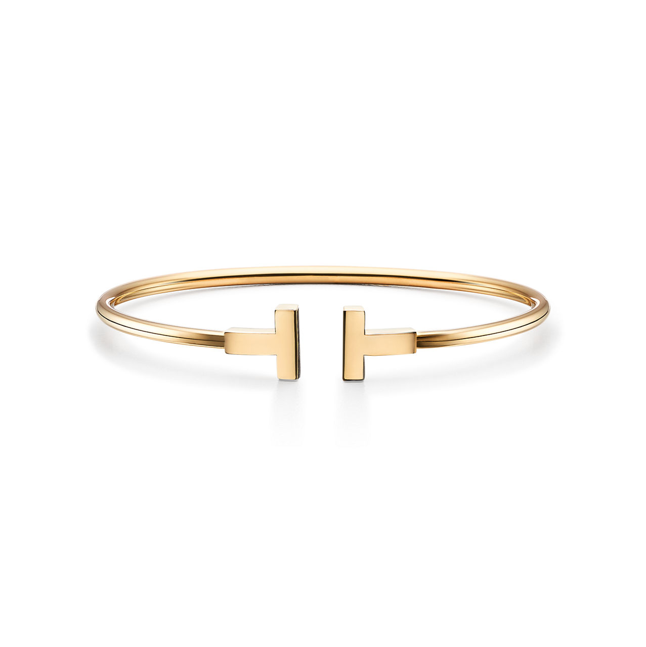 Tiffany T:Wire Bracelet in Yellow Gold image number 0