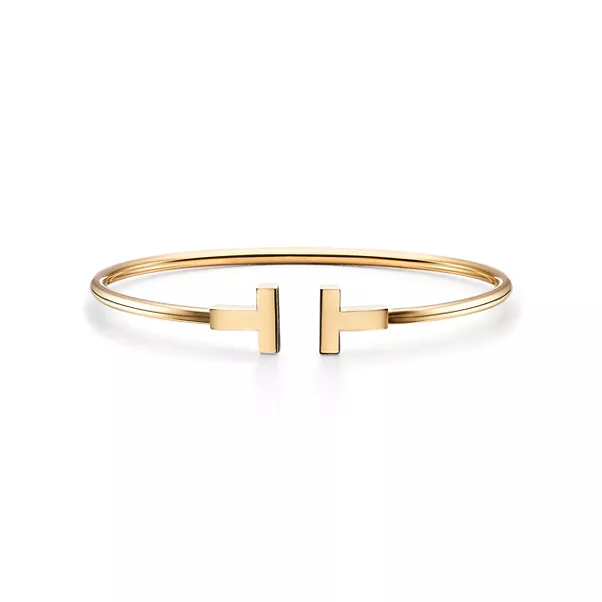 Wire Bracelet in Yellow Gold