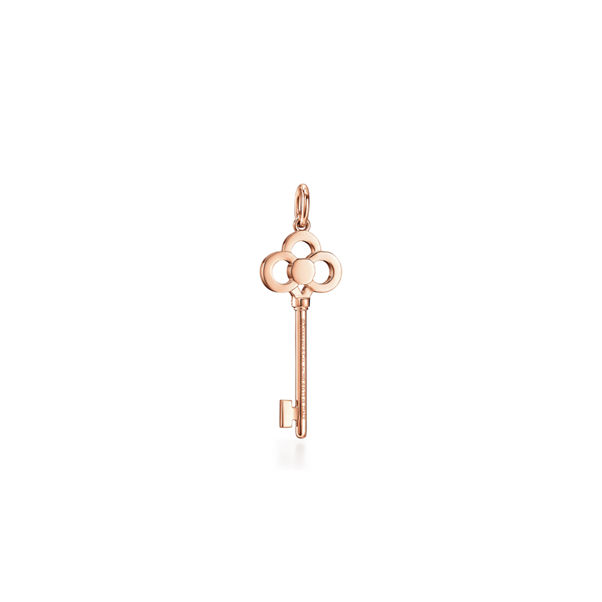 Tiffany Keys:Kronenschlüssel in Roségold mit Diamanten, 3,8 cm