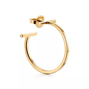 Tiffany T:Creolen in Gelbgold, 2